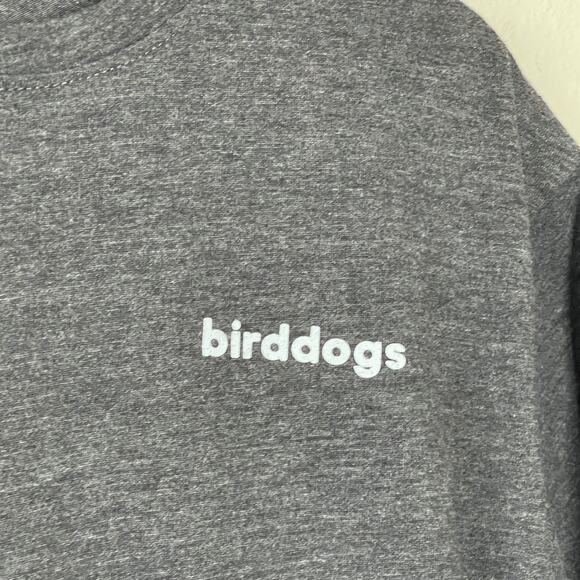 Birddogs Tee Shirt Mens Large Short Sleeve Crew Neck‎ Gray Cotton Graphic - Picture 5 of 9